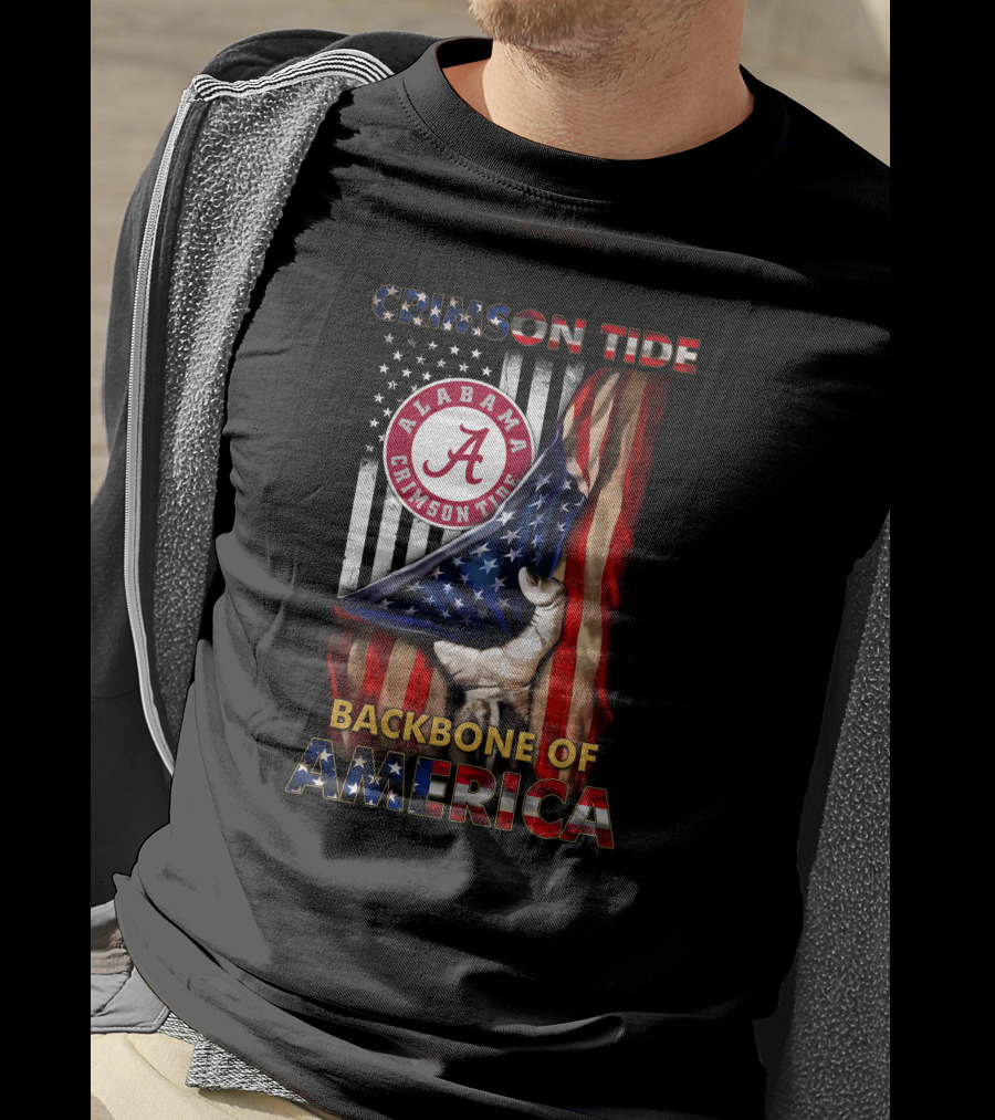 Crimson Tide Alabama Backbone Of America T-Shirt