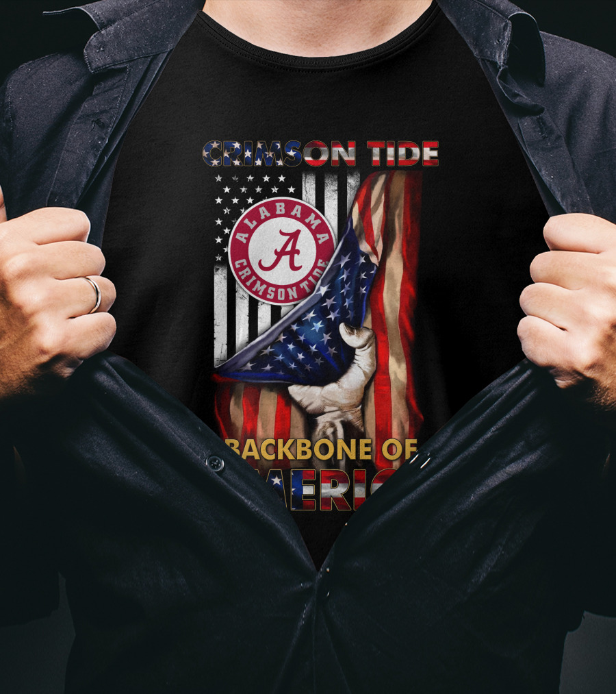 Crimson Tide Alabama Backbone Of America T-Shirt