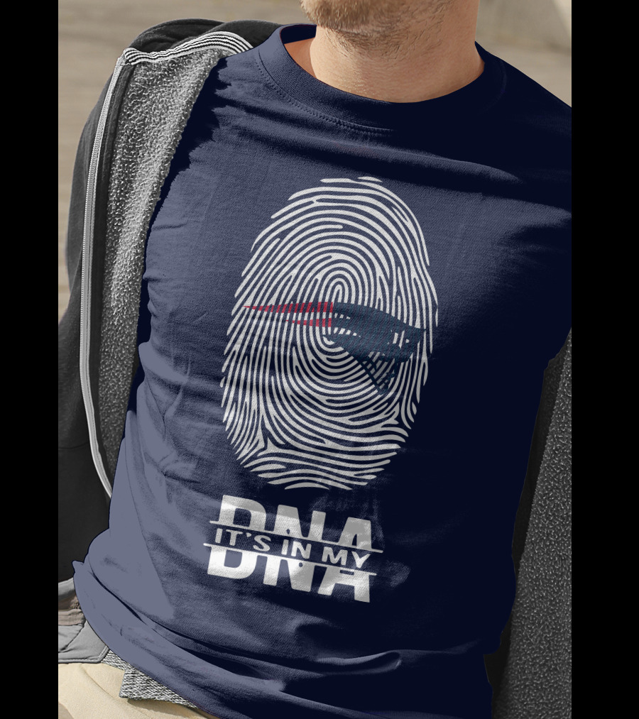 New England Patriots It's In My DNA Fingerprint T-Shirt