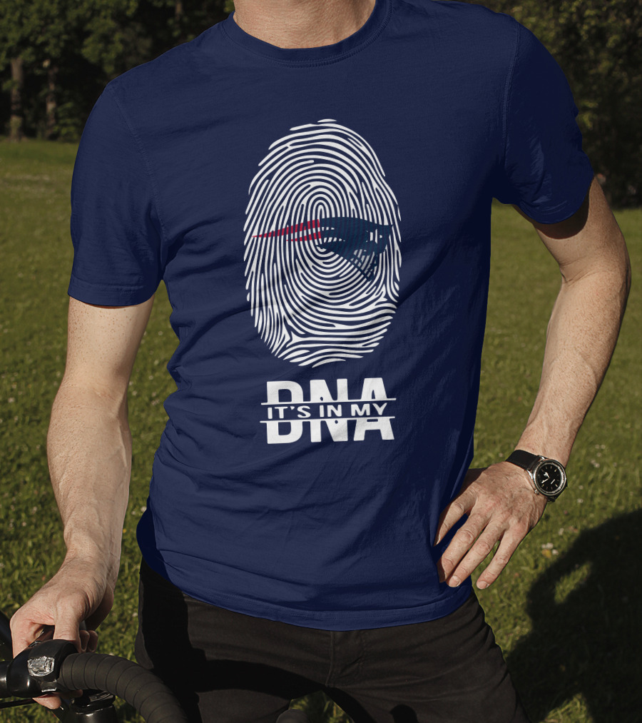 New England Patriots It's In My DNA Fingerprint T-Shirt