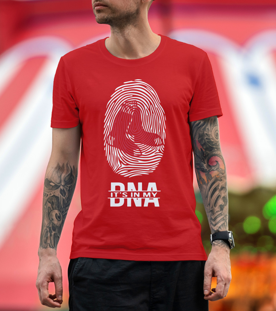 Boston Red Sox It's in My DNA Fingerprint Sox T-Shirt