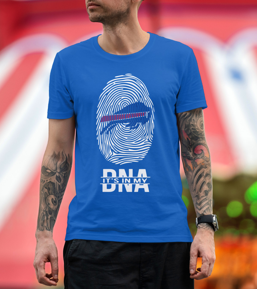 Buffalo Bills It's In My Dna Fingerprint T-Shirt