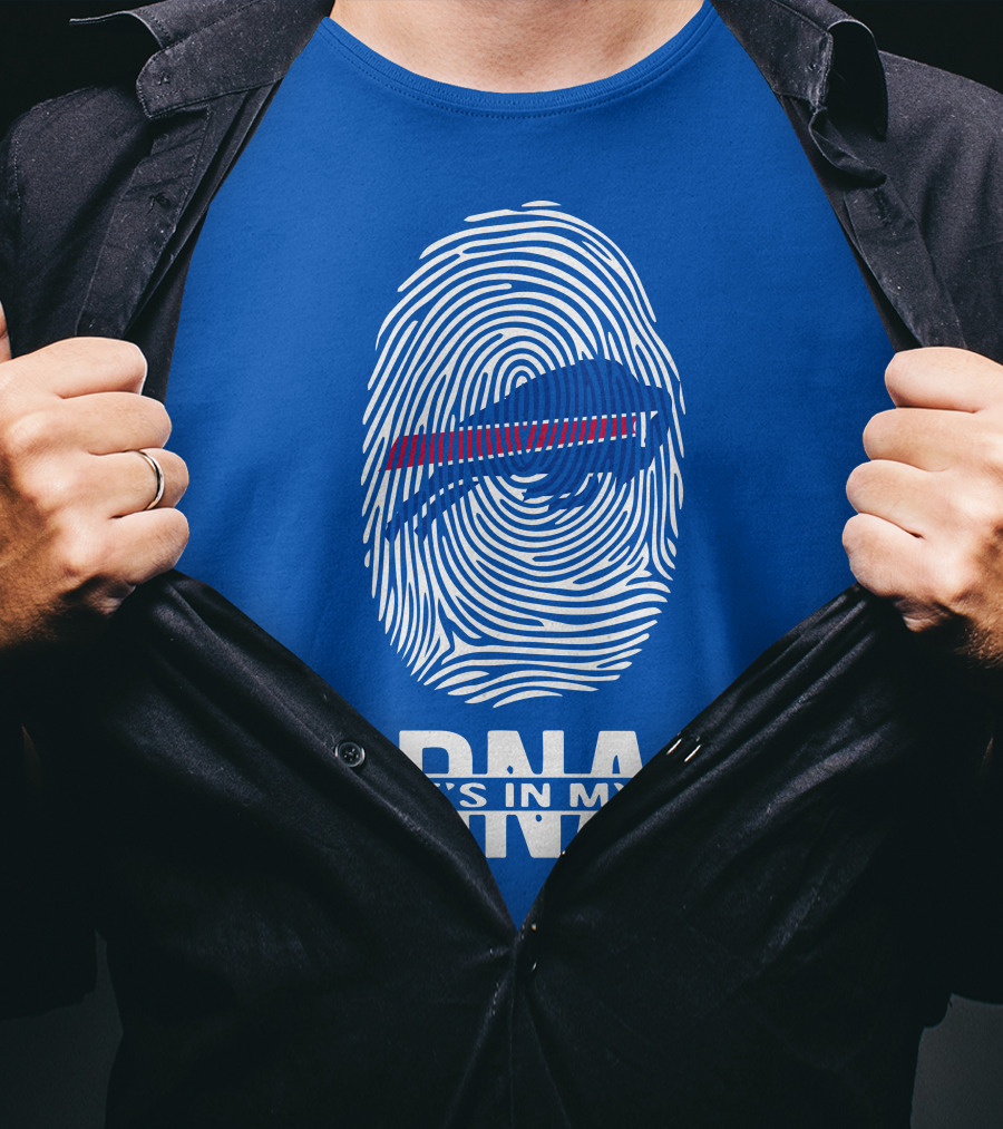 Buffalo Bills It's In My Dna Fingerprint T-Shirt