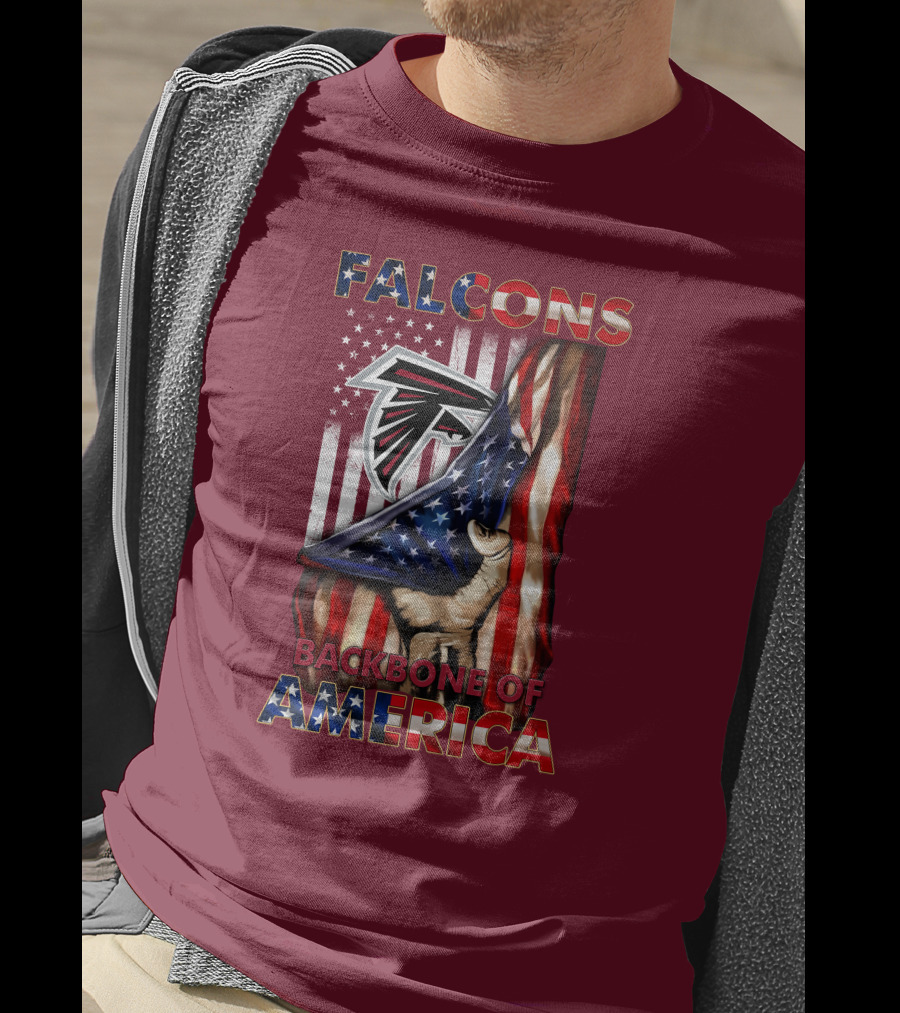 Falcons Backbone Of America Patriots T-Shirt