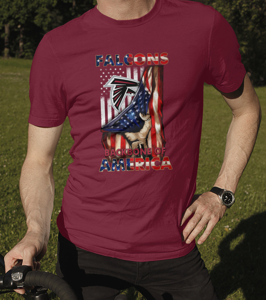 Falcons Backbone Of America Patriots T-Shirt