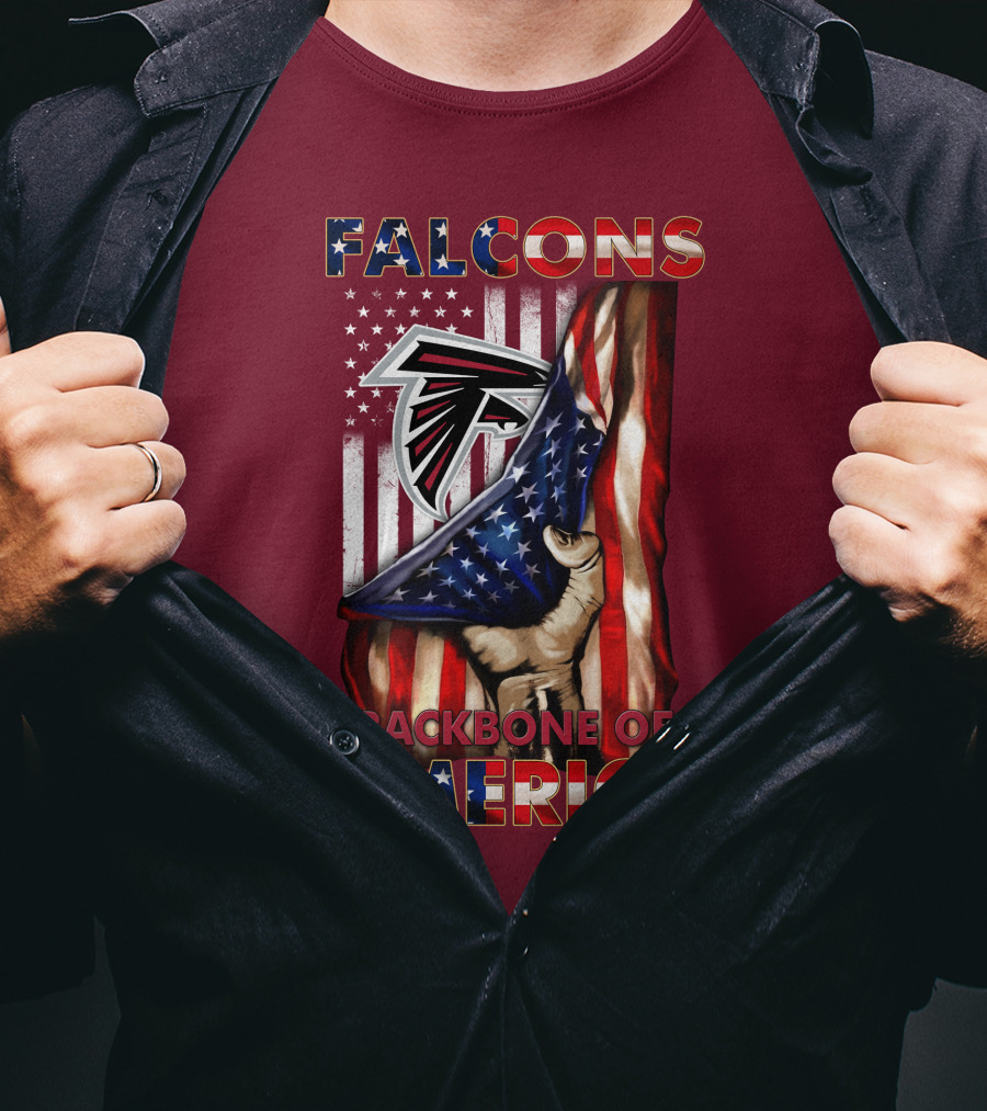 Falcons Backbone Of America Patriots T-Shirt