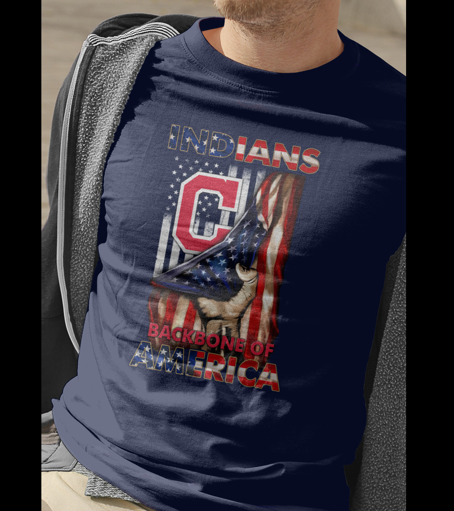 Indians Backbone Of America Cleveland T-Shirt