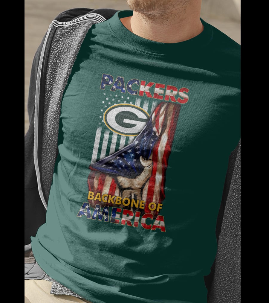 Packers Backbone Of America Green Bay T-Shirt