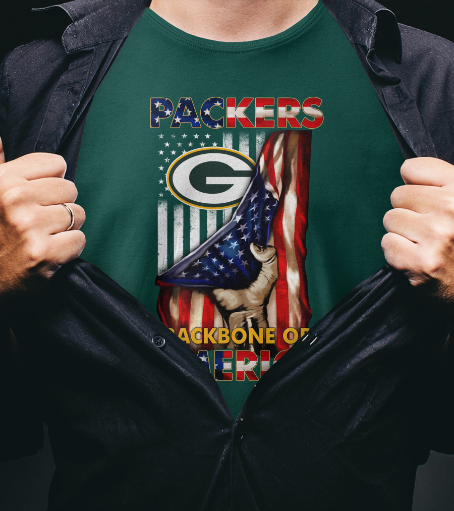 Packers Backbone Of America Green Bay T-Shirt