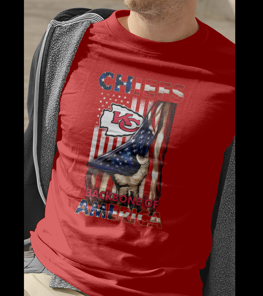 Chiefs Kc Backbone Of America T-Shirt