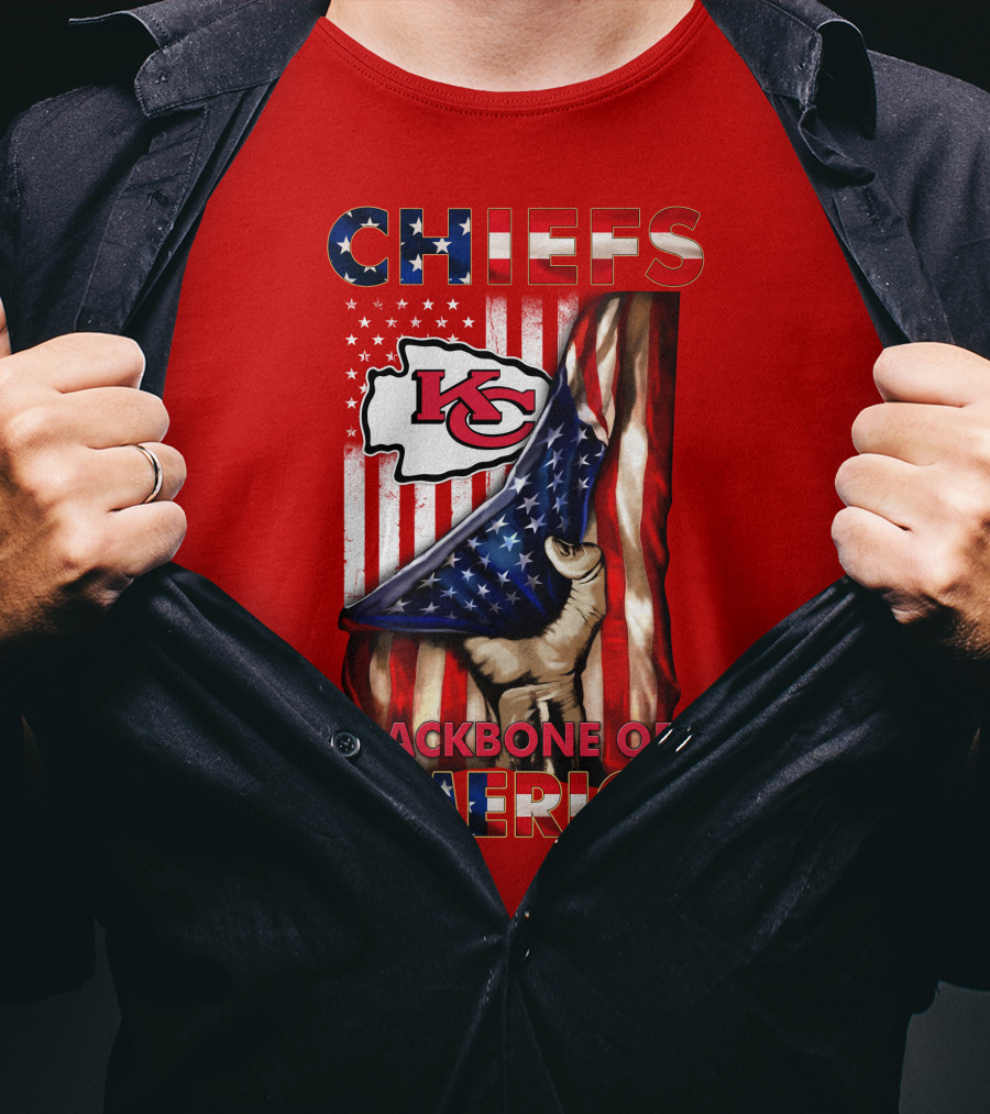 Chiefs Kc Backbone Of America T-Shirt