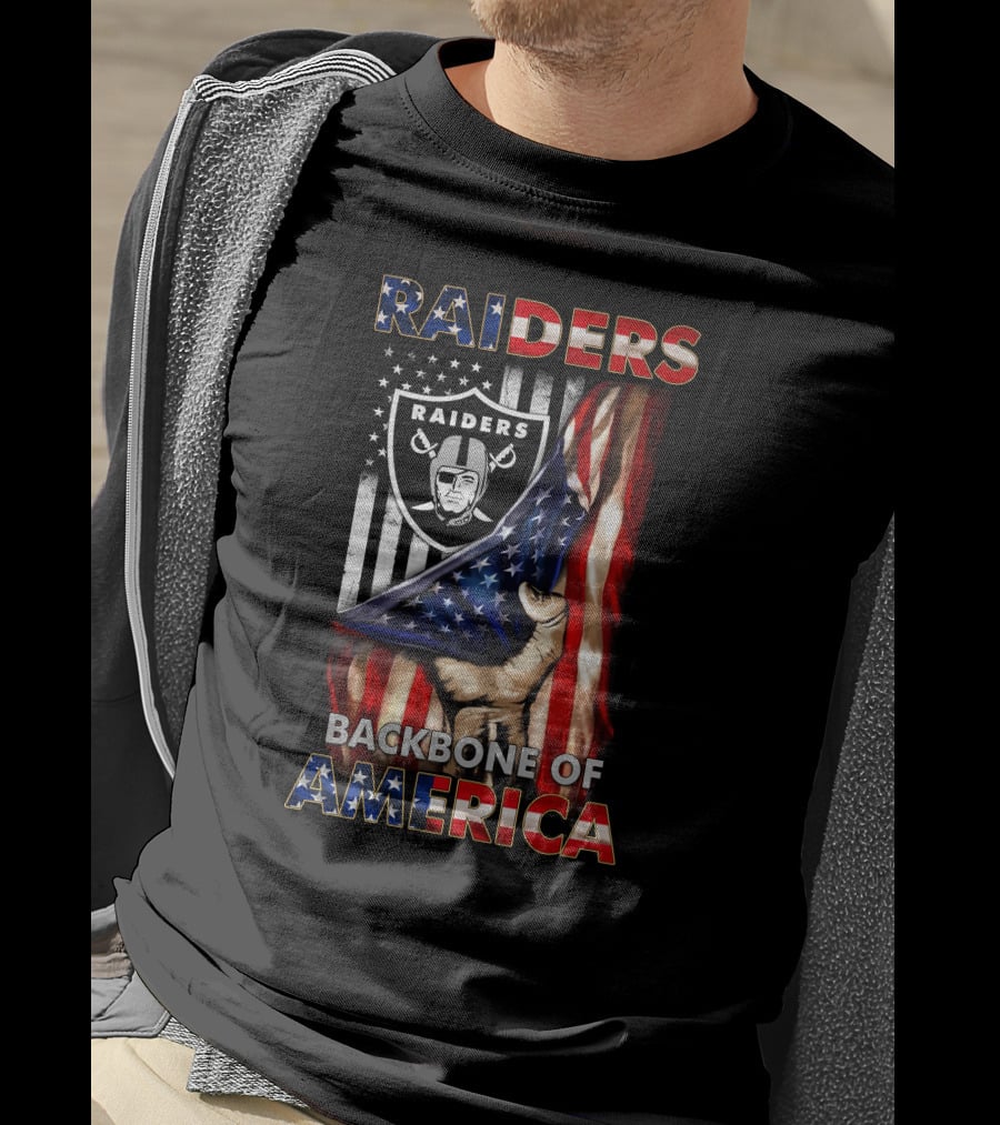 Raiders Backbone Of America T-Shirt