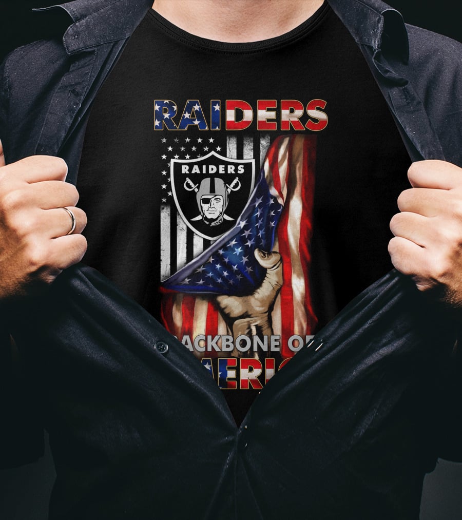 Raiders Backbone Of America T-Shirt