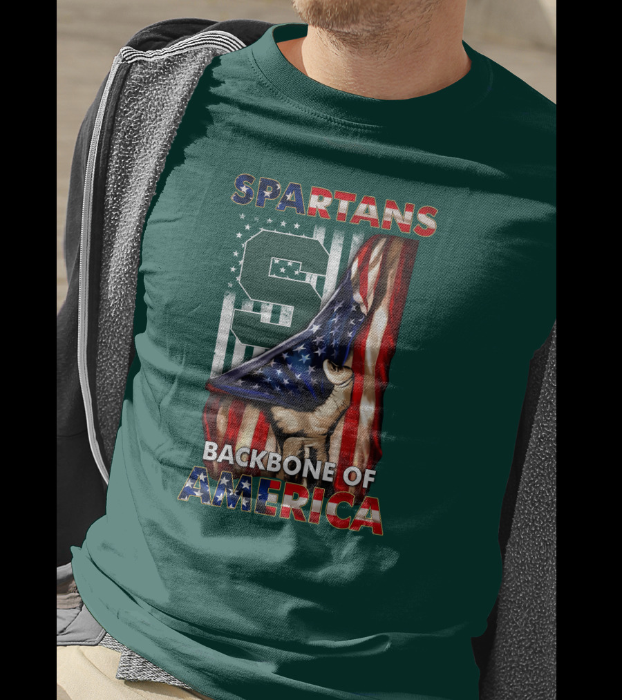 Spartans Backbone Of America Michigan State T-Shirt