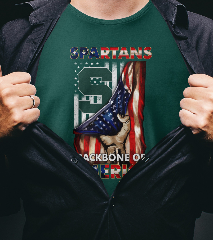 Spartans Backbone Of America Michigan State T-Shirt