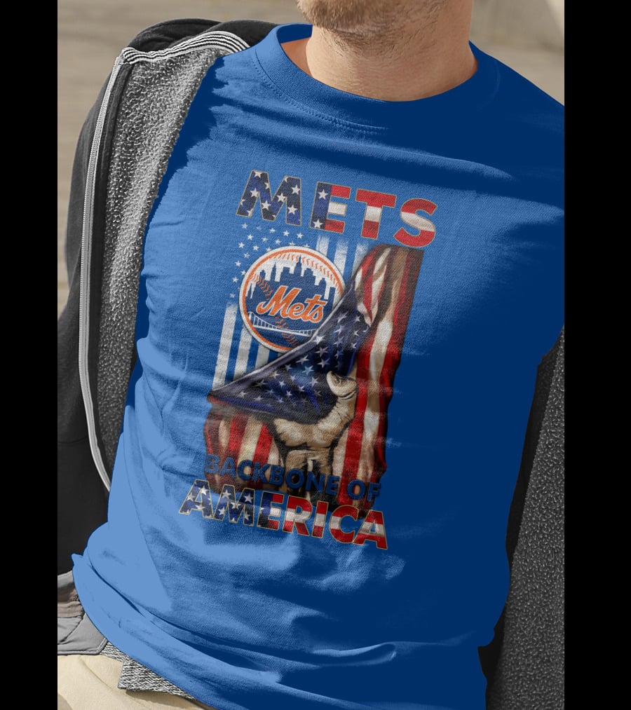 Mets Backbone Of America Patriotic T-Shirt
