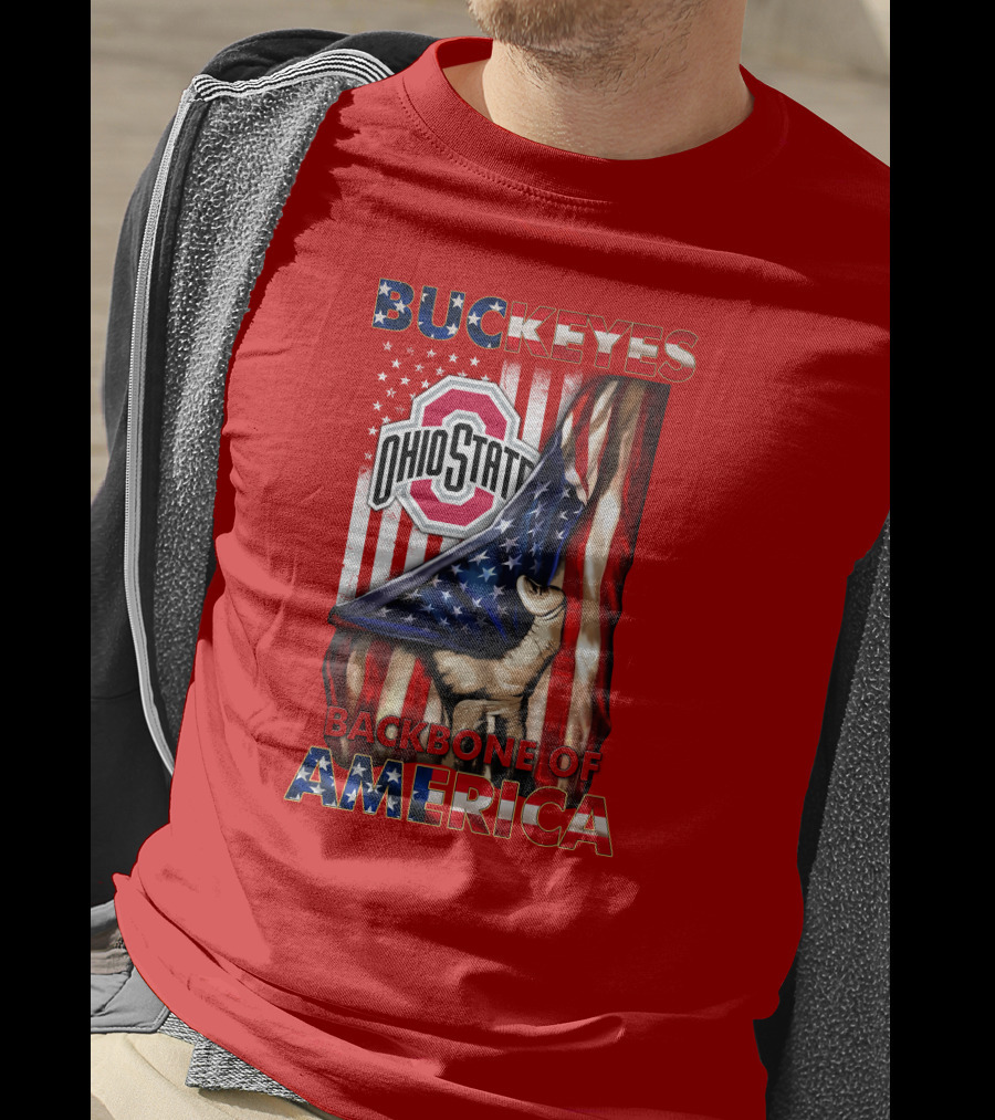 Ohio State Buckeyes Backbone Of America Patriotic Edition T-Shirt