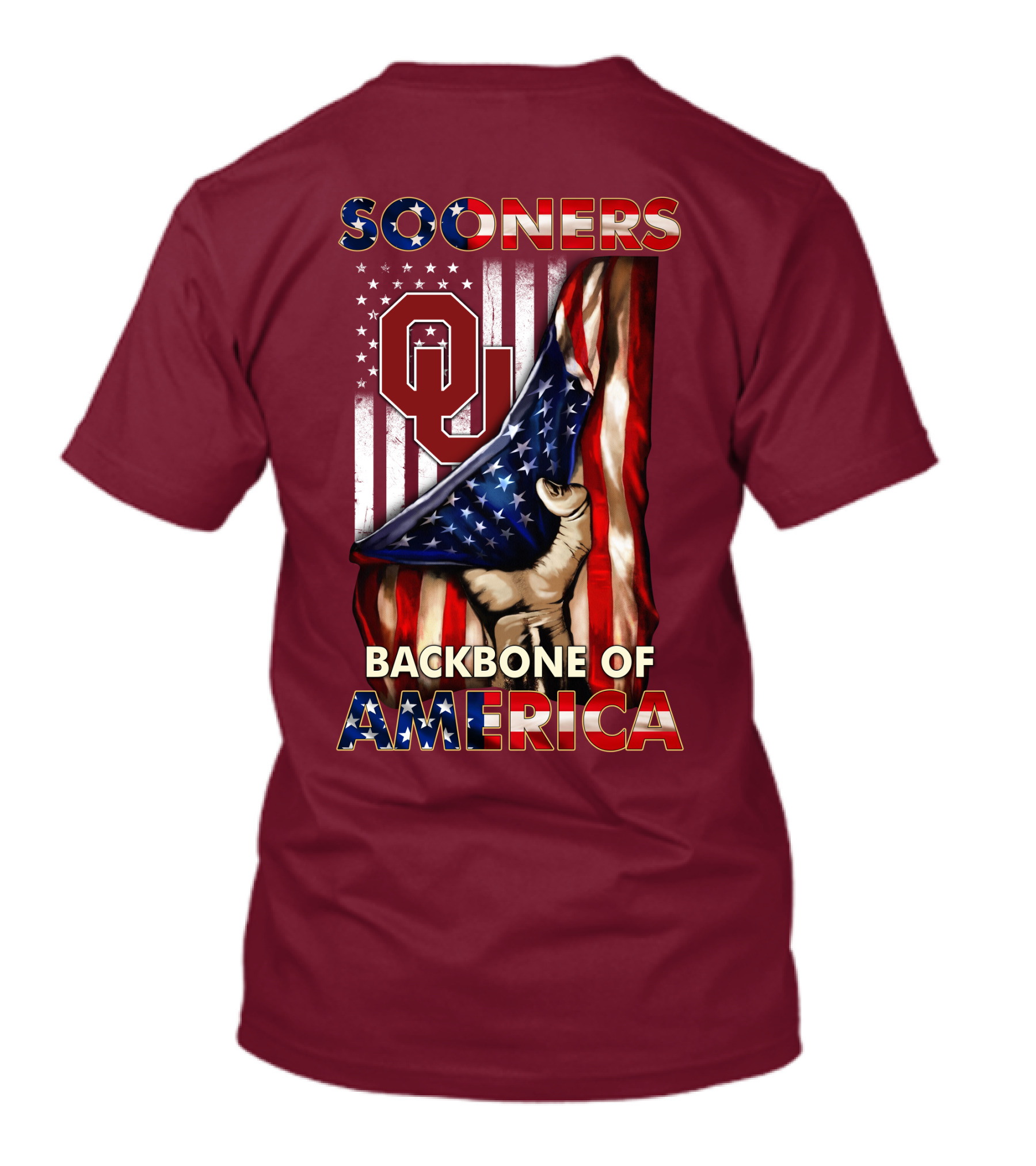 Sooners Backbone Of America Oklahoma T-Shirt
