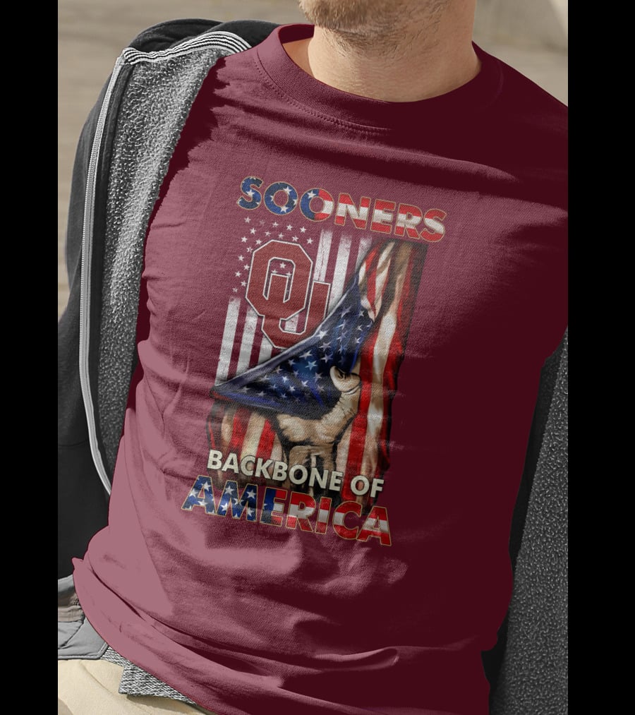 Sooners Backbone Of America Oklahoma T-Shirt