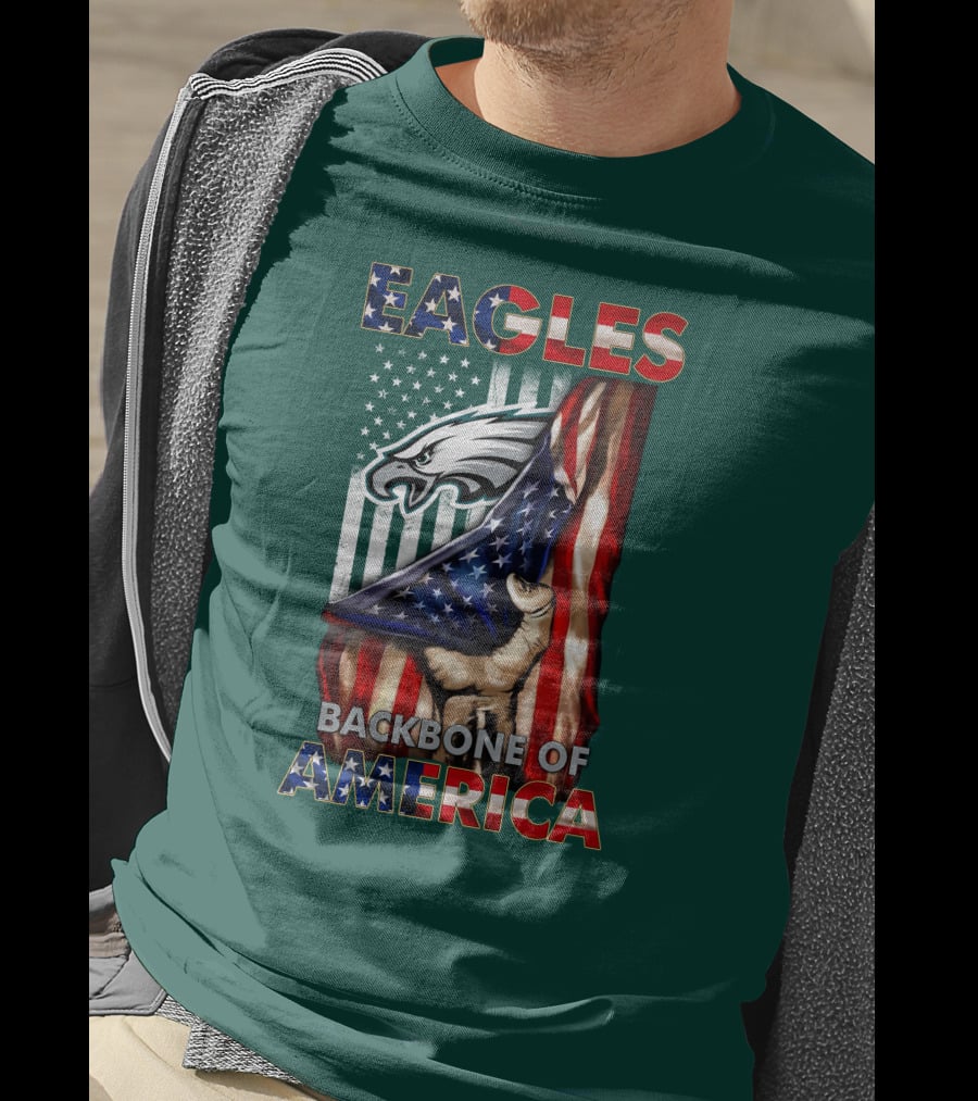 Eagles Backbone Of America Philadelphia T-Shirt