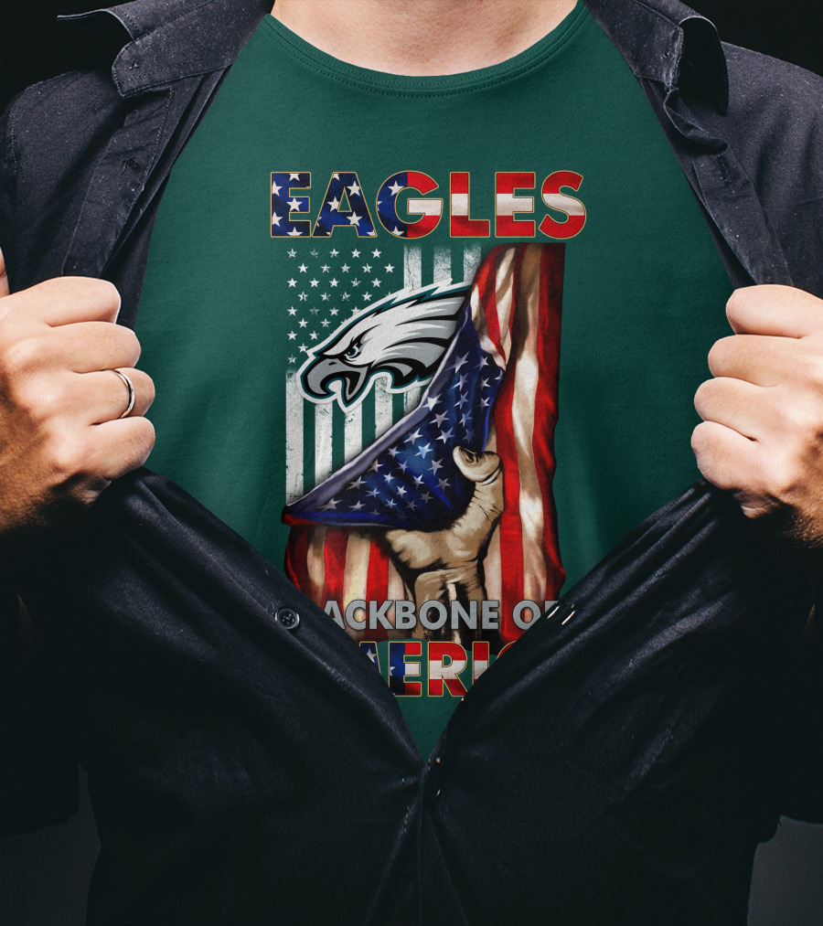 Eagles Backbone Of America Philadelphia T-Shirt