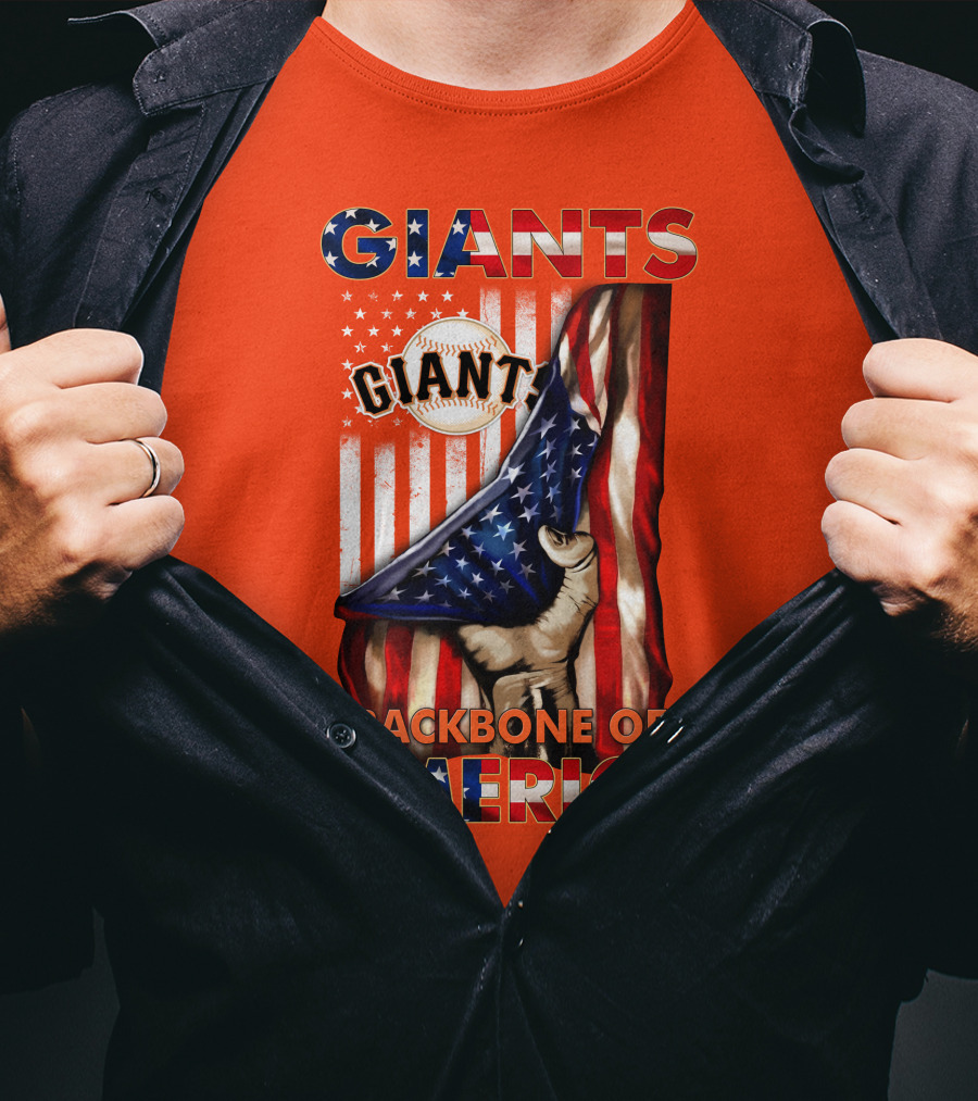 Giant Backbone Of America Giants T-Shirt
