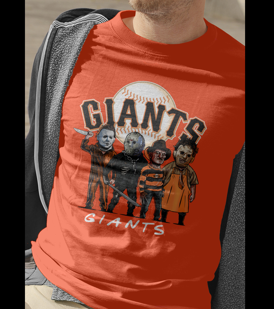 Giants Halloween The Slasher Squad T-Shirt
