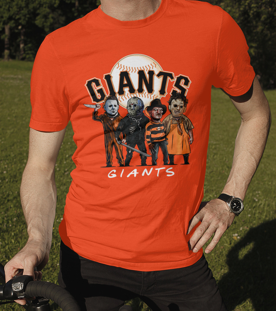 Giants Halloween The Slasher Squad T-Shirt