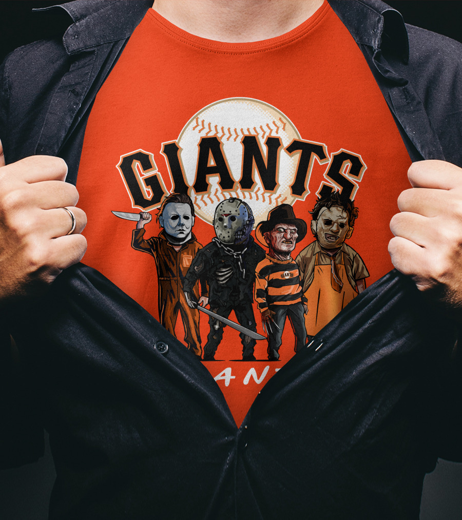 Giants Halloween The Slasher Squad T-Shirt