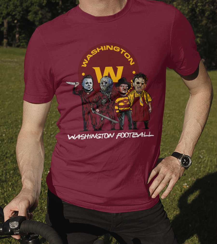 Washington Football Team Halloween The Slasher Squad Characters T-Shirt