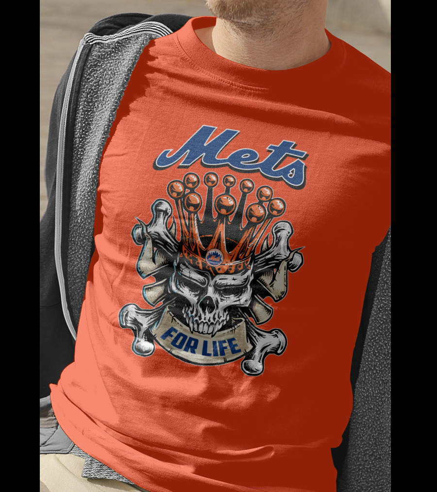 Mets Skull King For Life T-Shirt