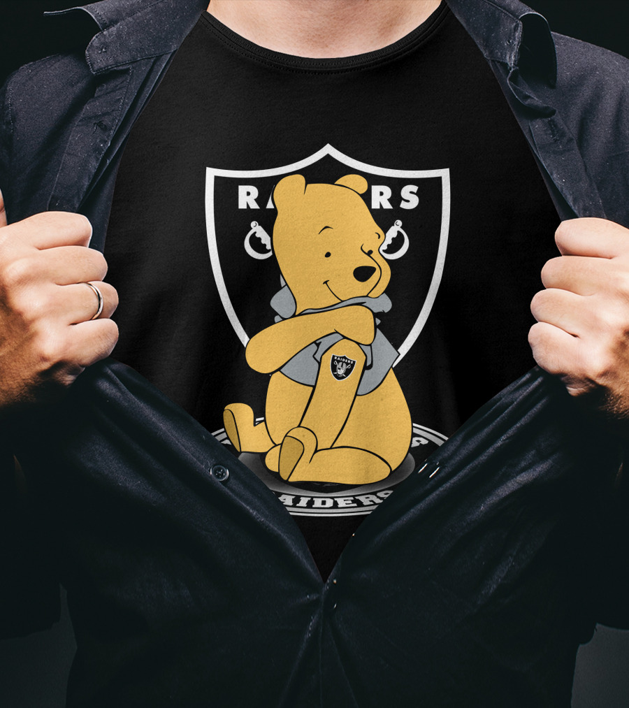 Las Vegas Raiders Winnie The Pooh Raiders T-Shirt