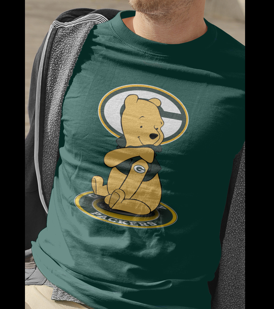 Green Bay Packers Winnie The Pooh G Logo Packers T-Shirt