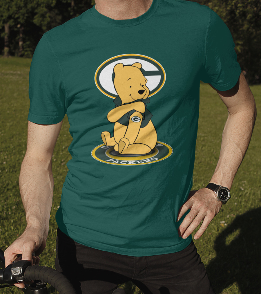 Green Bay Packers Winnie The Pooh G Logo Packers T-Shirt