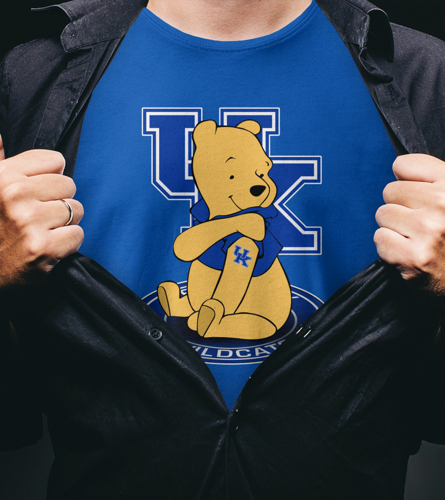 Winnie The Pooh Kentucky Wildcats UK T-Shirt
