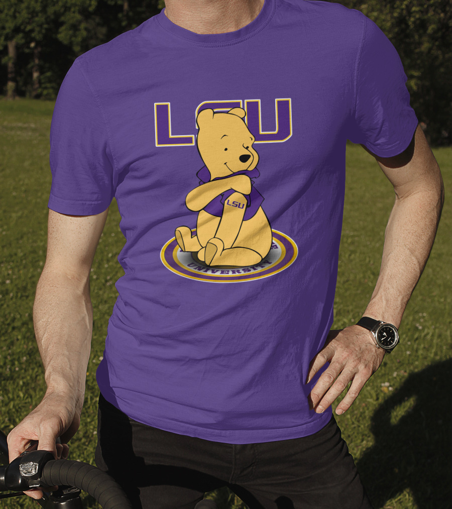 LSU Tigers Winnie The Pooh University Mascot T-Shirt