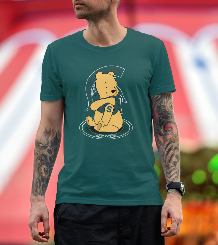 Michigan State Spartans Winnie the Pooh State T-Shirt