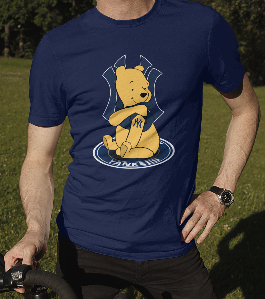 New York Yankees Winnie The Pooh Yankees Logo T-Shirt