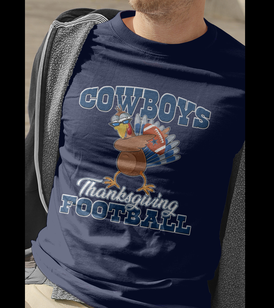 COWBOYS Turkey Thanksgiving Football T-Shirt