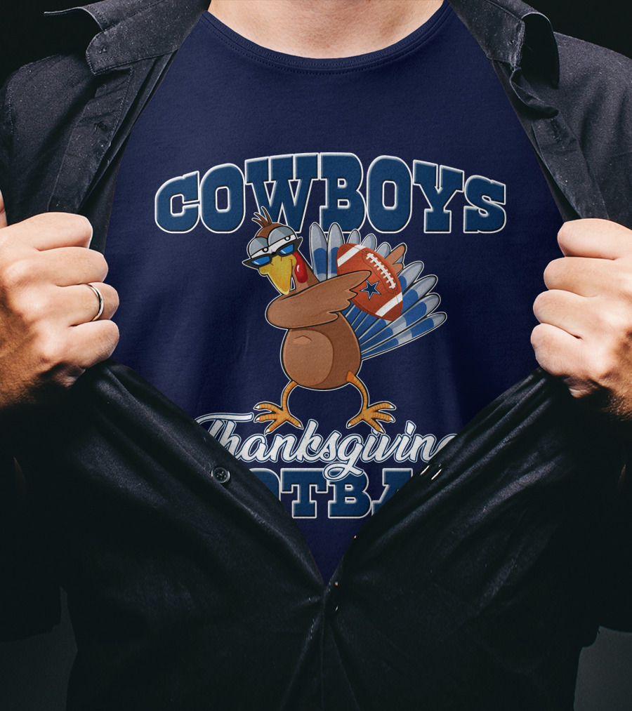 COWBOYS Turkey Thanksgiving Football T-Shirt
