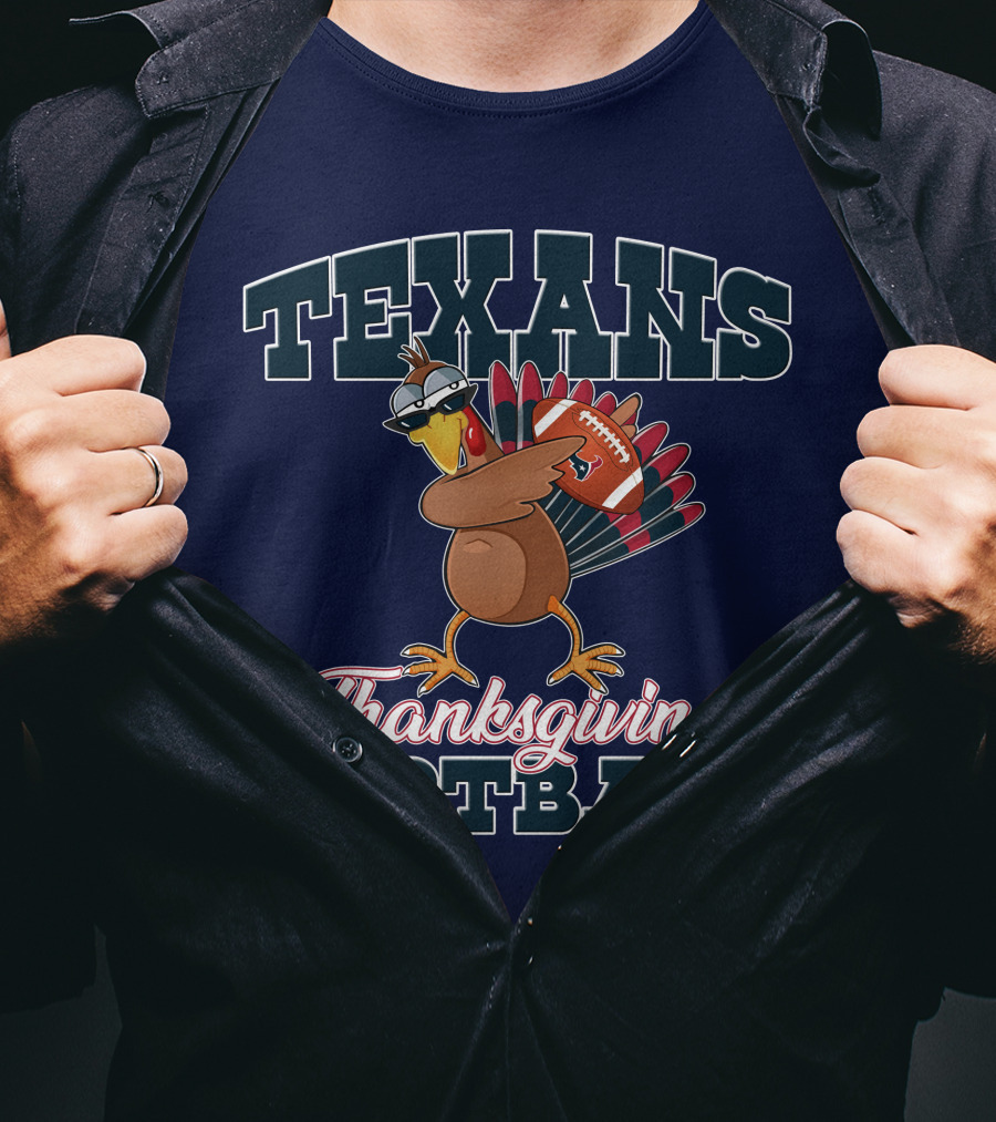 Texans Thanksgiving Football T-Shirt