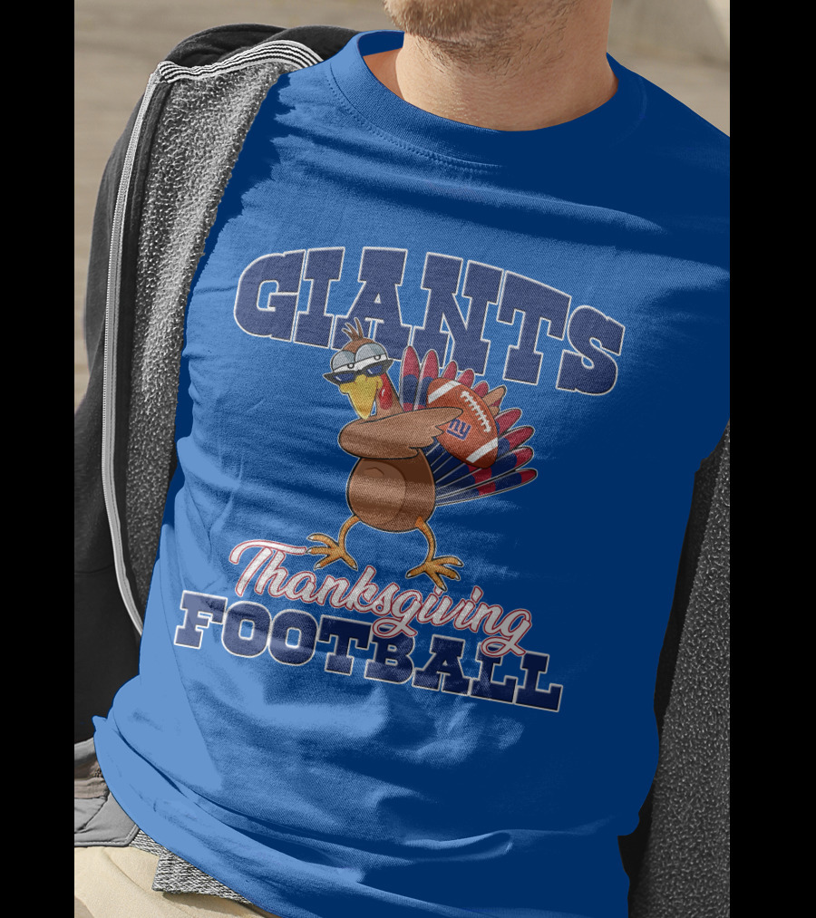 Giants Thanksgiving Football Turkey T-Shirt