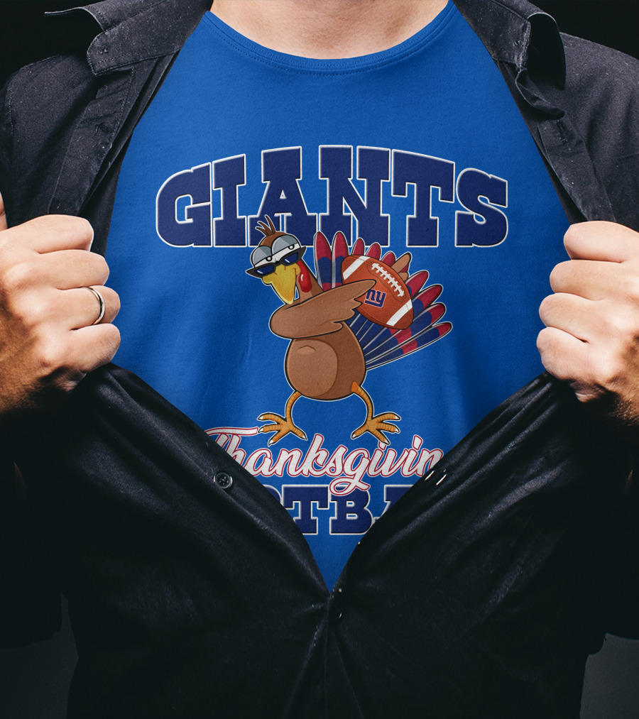 Giants Thanksgiving Football Turkey T-Shirt