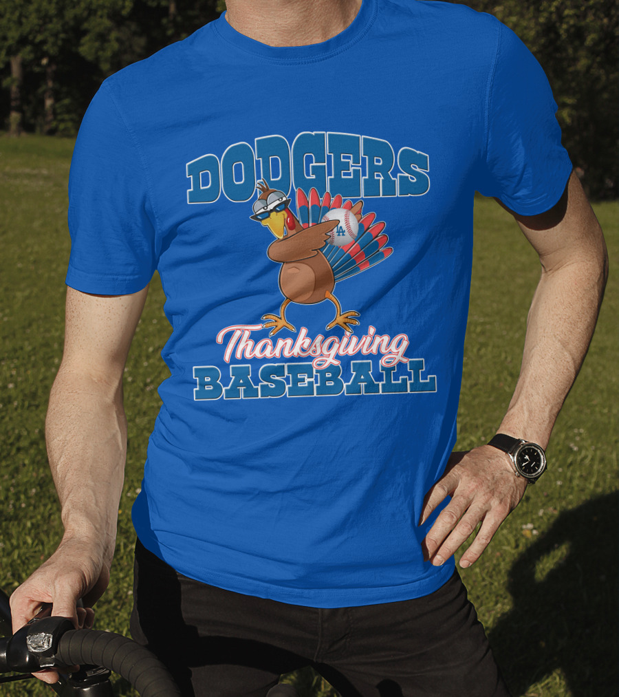 Dodgers Thanksgiving Baseball T-Shirt