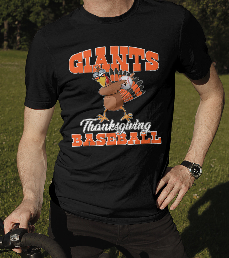 Giants Thanksgiving Baseball Turkey San Francisco T-Shirt