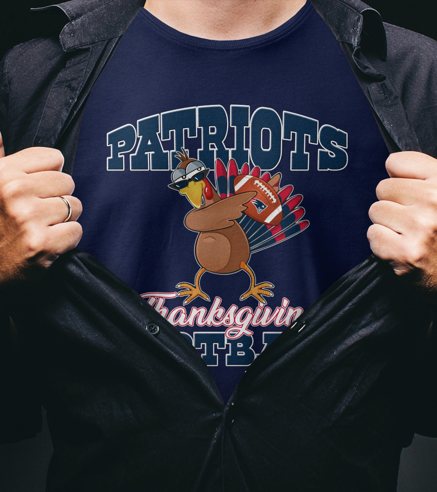 PATRIOTS Thanksgiving Football Turkey T-Shirt