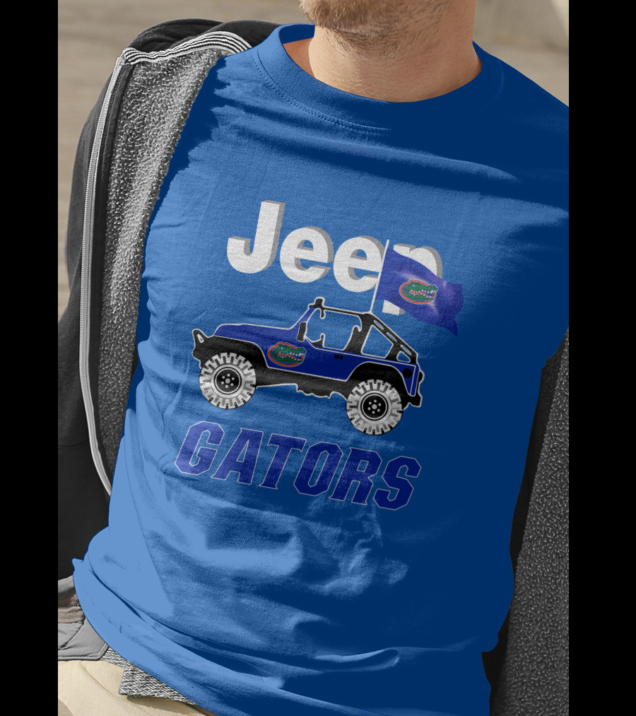 Jeep Florida Gators Flag Adventure T-Shirt