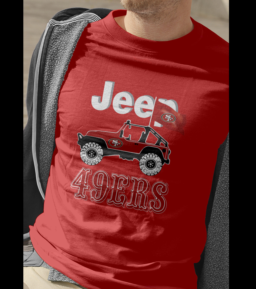 Jeep 49ers SF Flag T-Shirt
