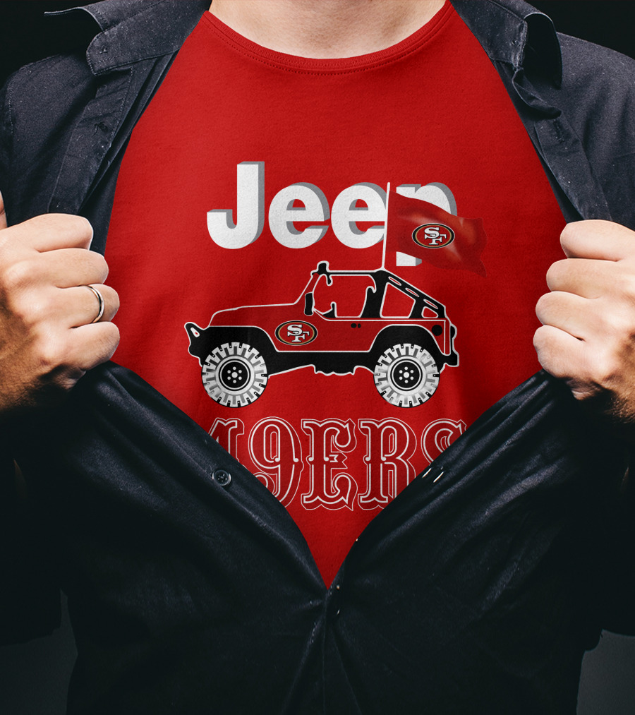 Jeep 49ers SF Flag T-Shirt