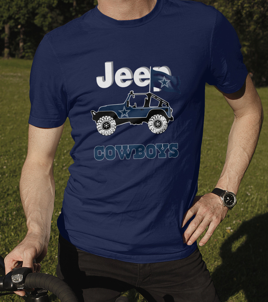 Dallas Cowboys Jeep Star Logo Flag T-Shirt